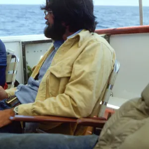 Eric Hochberg, boat to Anacapa Island