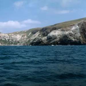 Santa Cruz Island from boat