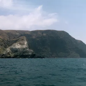 Santa Cruz Island from boat