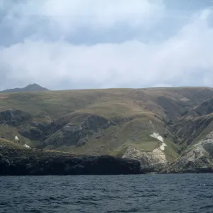 Santa Cruz Island from boat