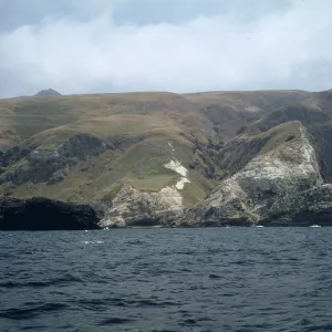 Santa Cruz Island from boat