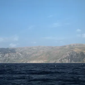 Santa Cruz Island from boat