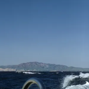 Santa Cruz Island, viewed from boat