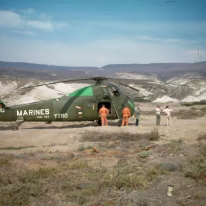 Helicopter transportation, San Clemente Island