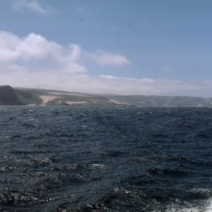 San Miguel Island from boat