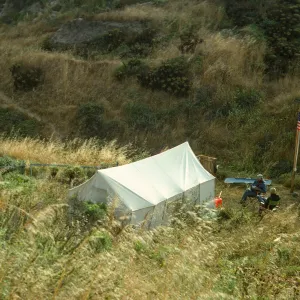 tent camp, San Miguel Island