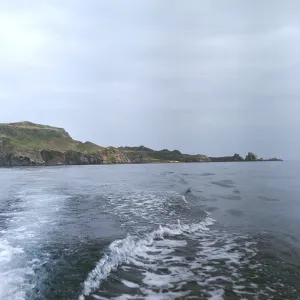 south end Todos Santos Island, from boat