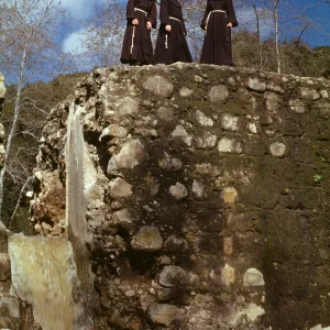 Mission Dam with Friars