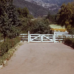 Courtyard view from Library steps