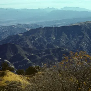 Looking south & east to Mt Baldy from Mt Happen 