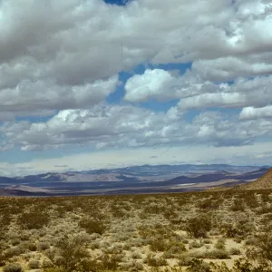 Desert scene, north of Barstow