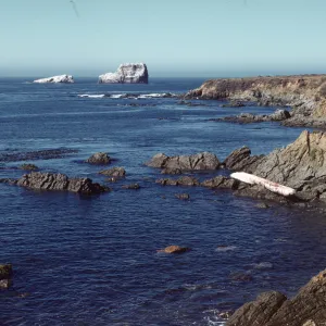 shore rocks near San Simeon