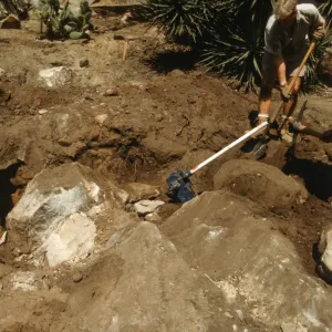 construction of the Desert Wash, SBBG
