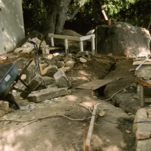 Constructing Home Demonstration Garden 