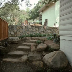 SBBG Home Demonstration Garden construction