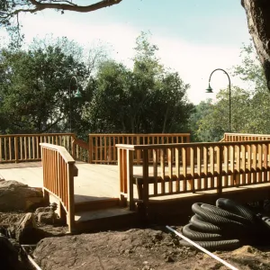 SBBG Home Demonstration Garden construction