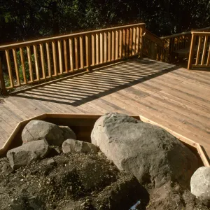 SBBG Home Demonstration Garden construction