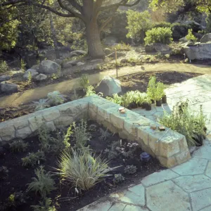 SBBG Home Demonstration Garden construction