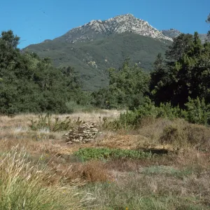 Meadow, with view of La Cumbre Peak