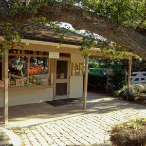 Gift shop entrance and front window, © Marie Gayeski