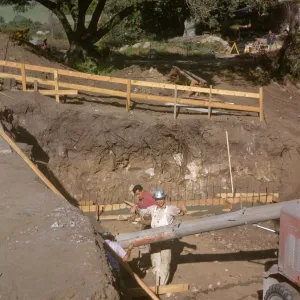 excavation for North Wing Construction