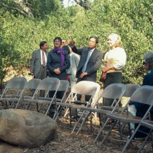 Japanese consul-general visit to Tea House