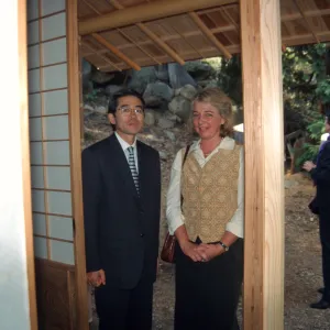 Japanese consul-general visit to Tea House