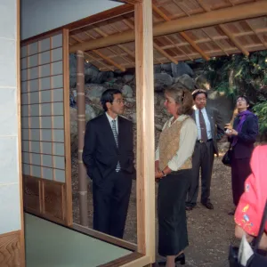 Japanese consul-general visit to Tea House