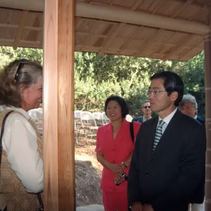 Japanese consul-general visit to Tea House