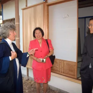 Japanese consul-general visit to Tea House