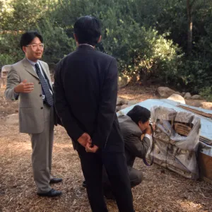 Japanese consul-general visit to Tea House