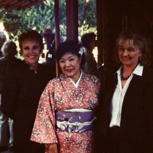 people at tea house event