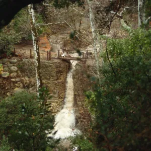 Mission Creek Flood Stage, January 1995 storm