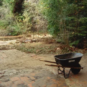 Mission Creek flooding above the Mission Dam