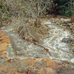Mission Creek above Mission Dam