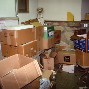 Office storage at SBBG