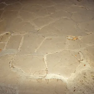Stone floor in the Information Kiosk