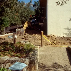 New pavered path to the Cottage