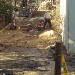 New pavered path to the Cottage
