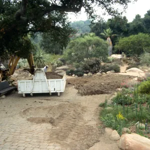 New pavered path at the Garden Entrance