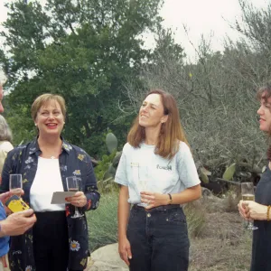 Dedication event, Desert Section, Pritzlaff Bench, 2000