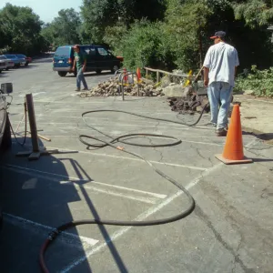 Entrance reconstruction