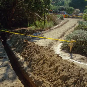 Entrance reconstruction