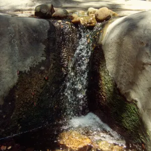 waterfall and pool, Mission Creek