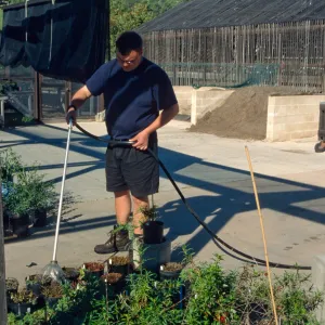 Andrew Wyatt, plant propagator, Horticulture Unit