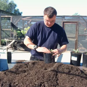 Andrew Wyatt, plant propagator, Horticulture Unit