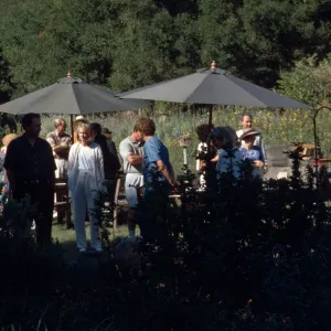 Garden Works Event, tables in the Meadow