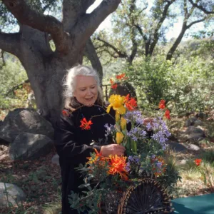 Nancy Byrne, floral arrangement, Garden Works Event