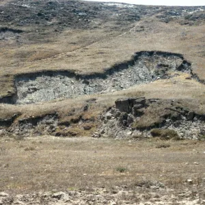Mass wasting, Santa Rosa Island