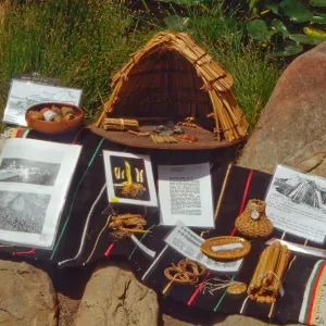 Docents' Basketry Display, Fiber Arts Exhibit